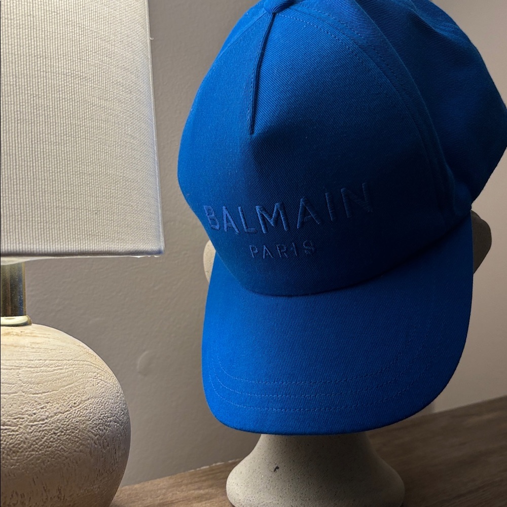 Balmain Royal Blue Cap